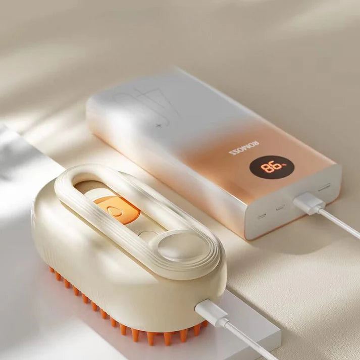 Brosse à vapeur pour chat