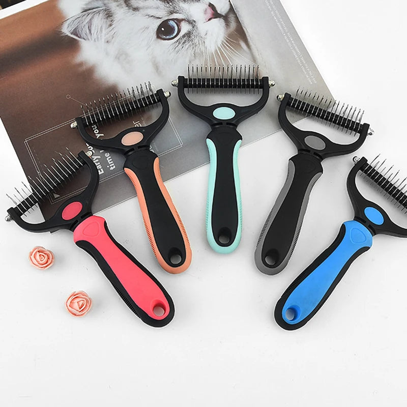Brosse Démêlante Professionnelle pour Chats à Poils Longs