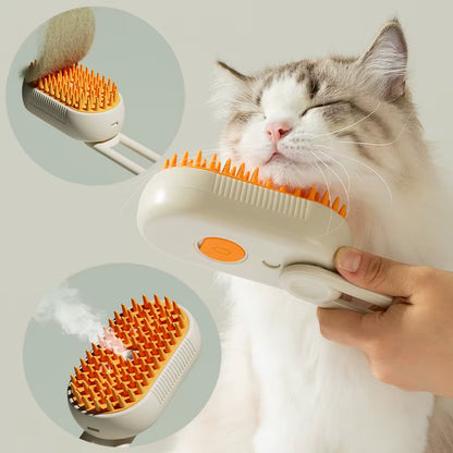 Brosse à vapeur pour chat