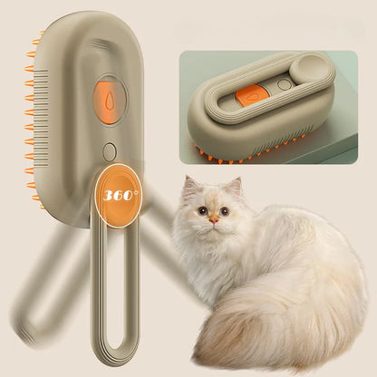 Brosse à vapeur pour chat