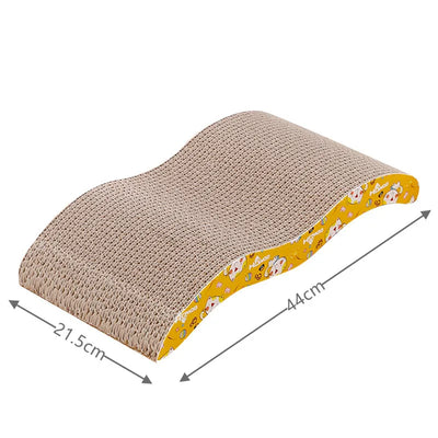 Planche à Gratter en Papier Ondulé Résistant pour Chats