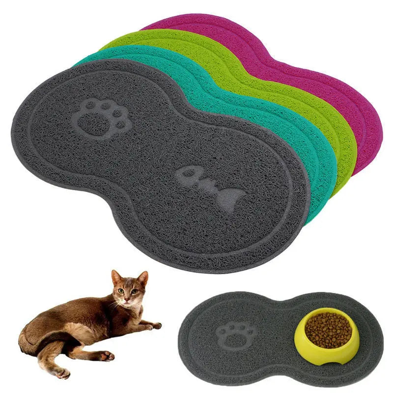 Tapis pour Gamelles Antidérapant pour Animaux de Compagnie