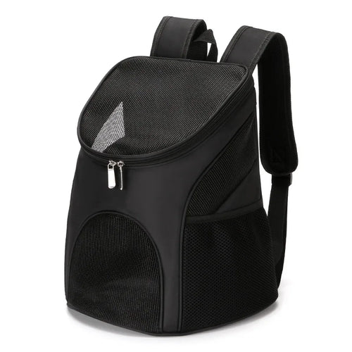 Sac à Dos de Transport en Nylon pour Chat Rouge et Noir