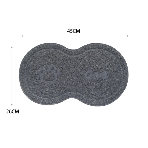 Tapis pour Gamelles Antidérapant pour Animaux de Compagnie
