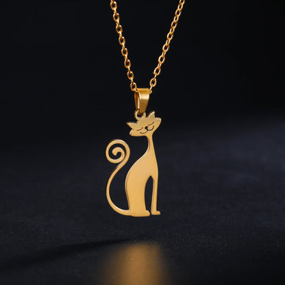 Pendentif L'élégance d'un Chat