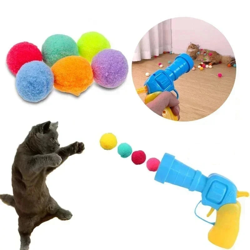 Lance-Balles en Peluche pour Chat