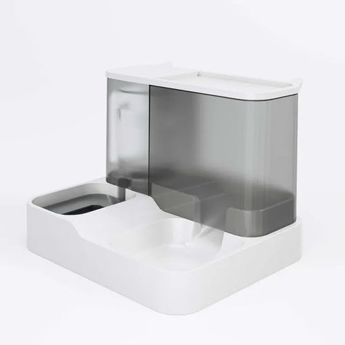 Distributeur de Croquettes avec Réserve d'Eau Chat