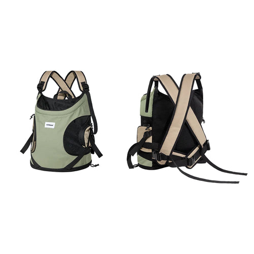 Sac à Dos Portable en Toile Respirante pour Chat