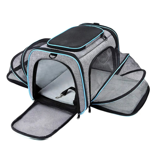 Sac de Transport Pliable et Respirant pour Chat