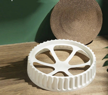 Griffoir Rond en Carton Ondulé pour Chat