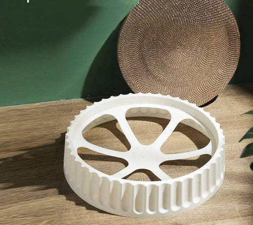 Griffoir Rond en Carton Ondulé pour Chat
