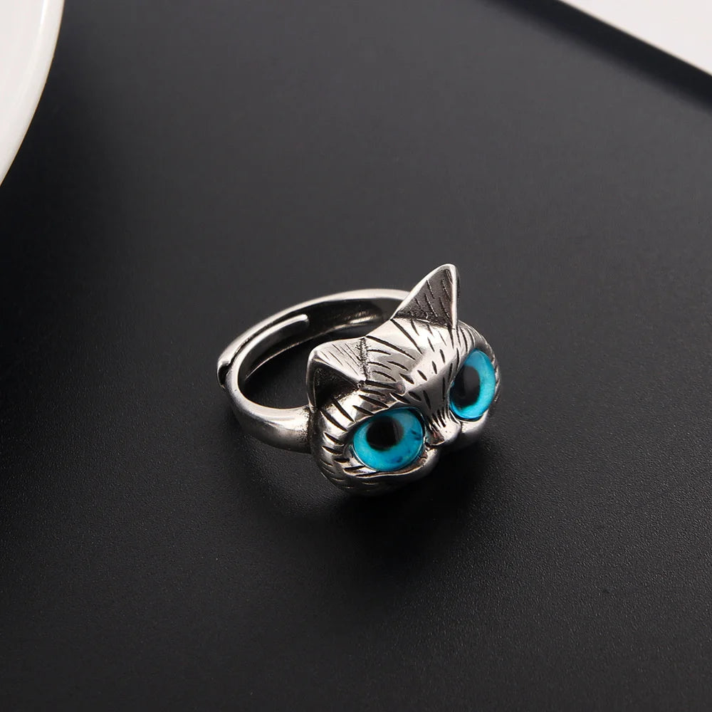 Bague Chat Mignonne et Amusante