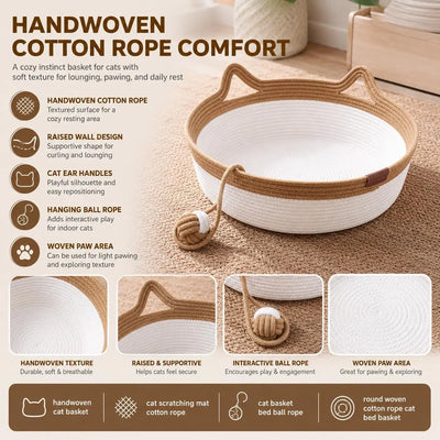 Le Nidou™ – Panier 3-en-1 pour Chat