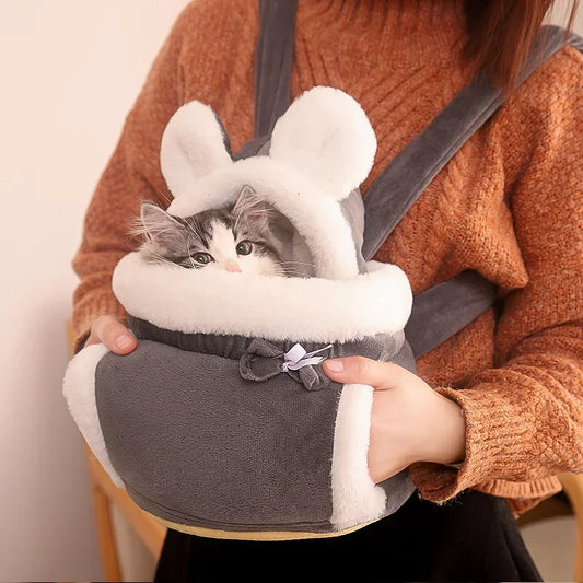 Sac de Transport Peluche pour Chat