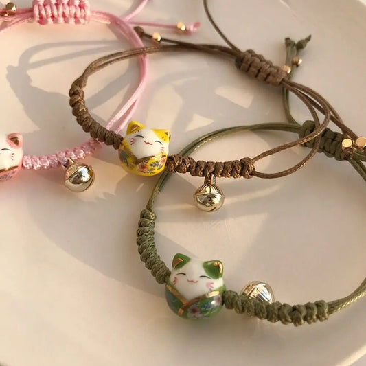 Bracelet Maneki Neko pour Femme