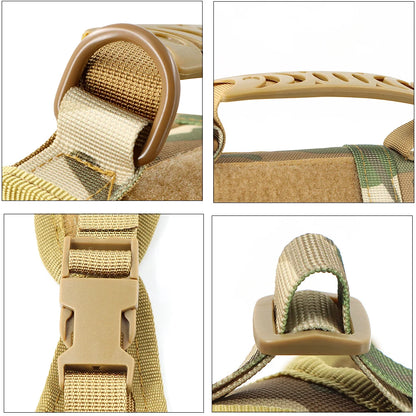 Harnais Militaire pour Chat avec Laisse Séparée