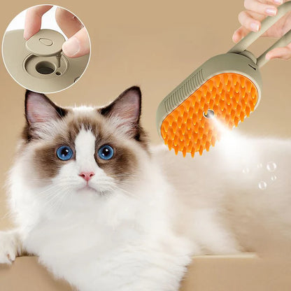 Brosse à vapeur pour chat