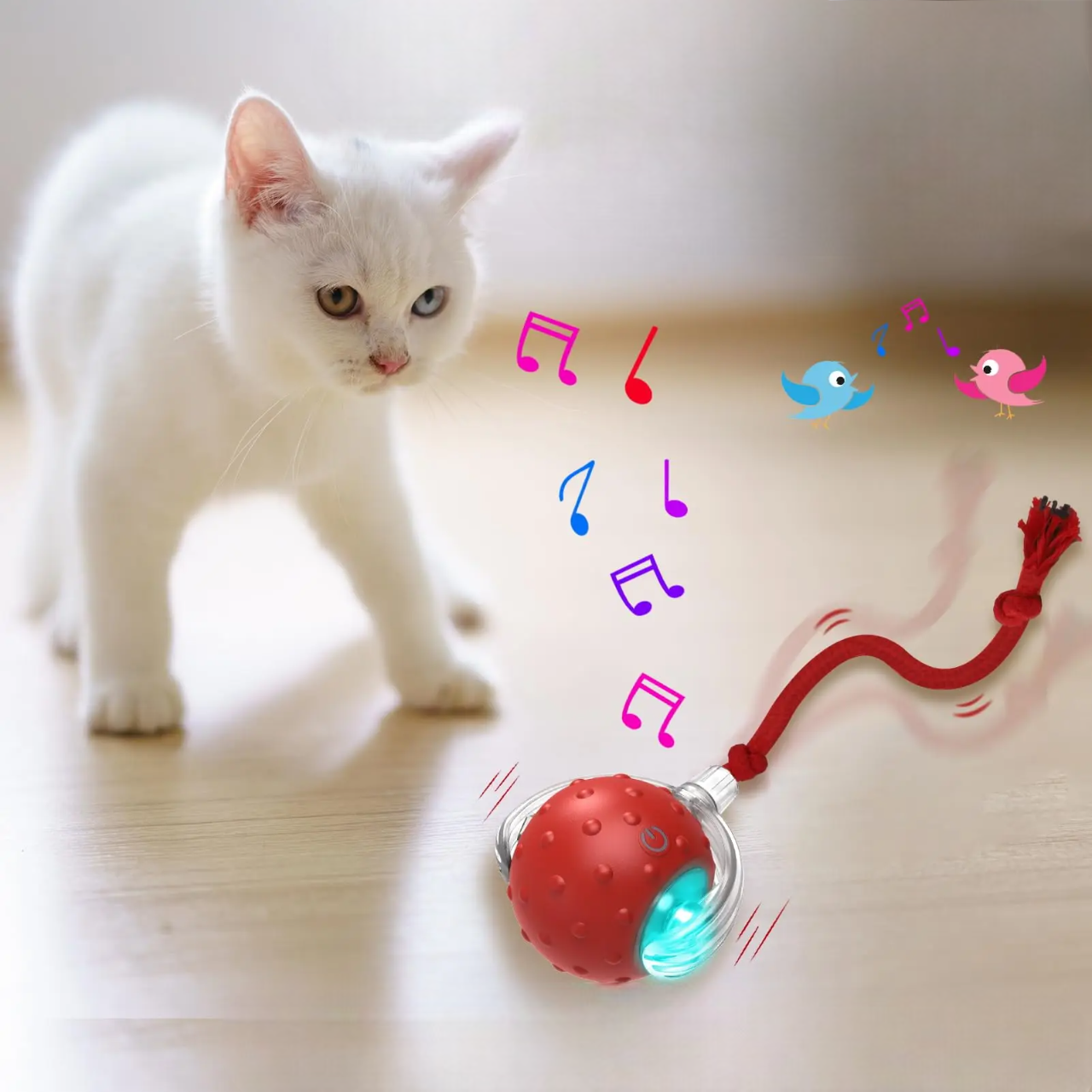 Balle Roulante Interactive pour Chat